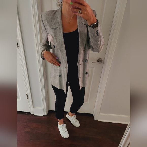 VINTAGE REAR  SUITABLES OVERSIZED BLAZER - Picture 3 of 11